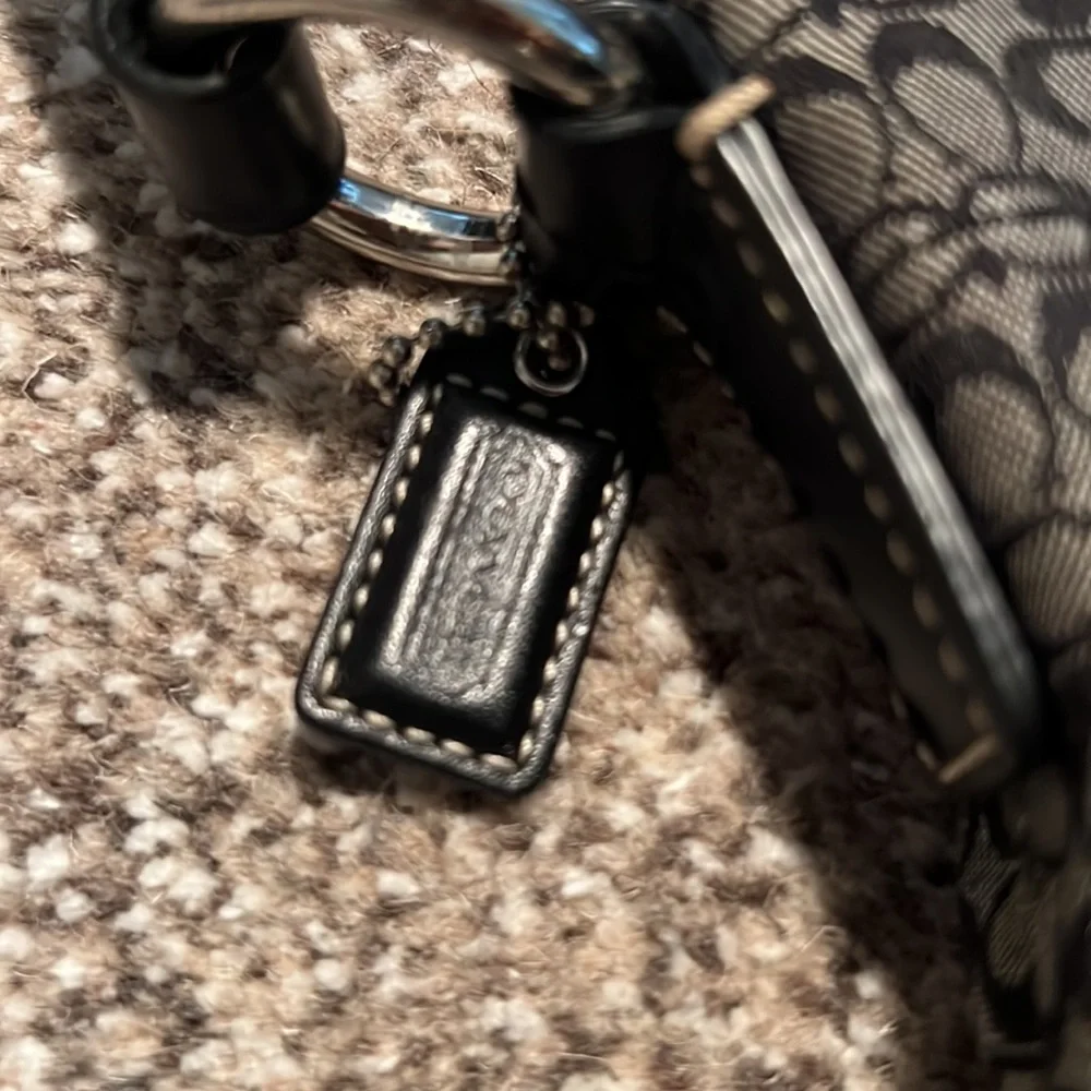 Coach Black and Gray Crossbody Bag